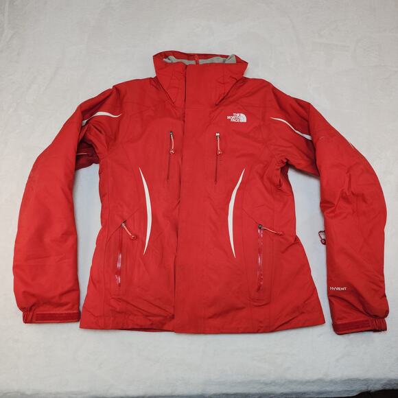 The North Face Recco Jacket Womens Small Red Avalanche Rescue System Reflector - Picture 1 of 14